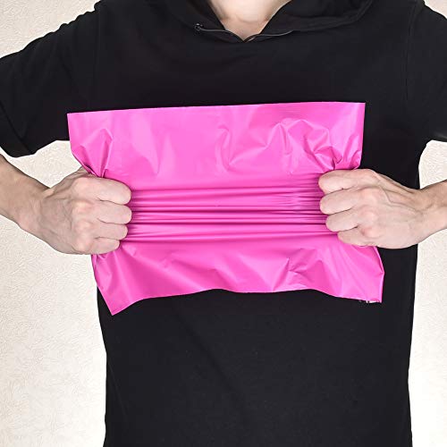 KKBESTPACK 100 10x13 Pink Poly Mailers Self Sealing Shipping Envelopes