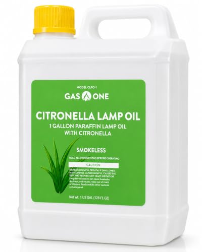 GasOne 1 Gallon Lamp Oil Torch Fuel Extra Strength Paraffin Citronella Oil