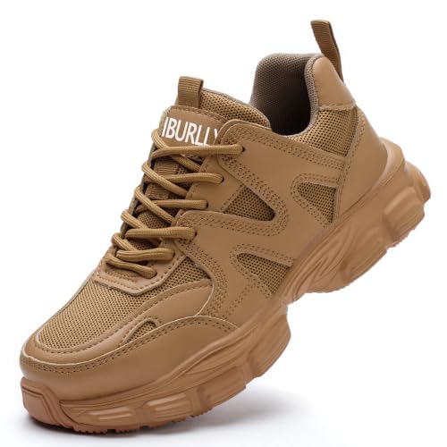 Image of Breathable Steel Toe Sneakers for Women Lightweight Puncture Proof Work Shoes Non Slip Safety Tennis Shoes Comfortable for Construction Industrial Warehouse