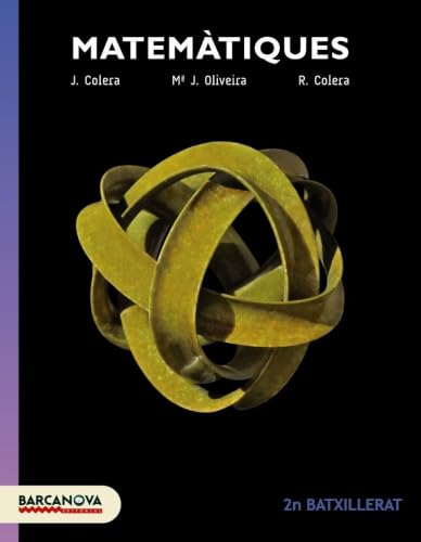 Portada de Matemàtiques 2n Batxillerat. Llibre de l ' alumne