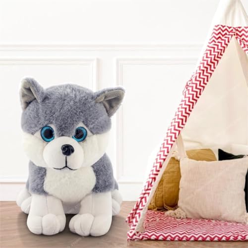 Image of Storescent Soft Toys for Kids - Husky Dog Stuffed Animal Plush Soft Toy for Boys & Girls | Plushie Toy