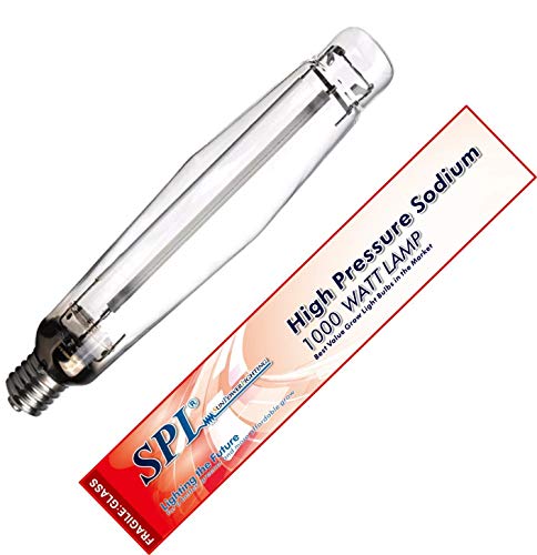 SPL Horticulture Sthb 1000 Hydroponic 1000w Watt High Pressure Sodium HPS Grow Light Bulb Lamp for Magnetic and Digital Ballast (1000W HPS)
