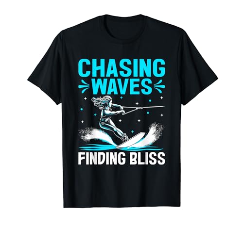 Chasing Waves Water Skiing T-Shirt