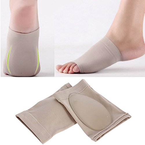 Lessonmart 1Pair Arches footful Orthotic Flat Feet Relieve Pain Arch Support Brace Gel Pads Memory Foam Support Shoes Insoles Insert Pads