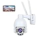 Produktbild BOLLNG PTZ WiFi IP Dome Kamera Outdoor 5MP 5X Optischer Zoom Überwachungskamera Aussen WLAN mit 60M Nachtsicht, Mensch Bewegungserkennung, Zwei Wege Audio, IP66 Wasserdicht, Unterstützt SD-Karte