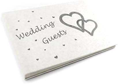 Metal Planet Ltd Wedding Guestbook - A5 size guestbook with 40 pages