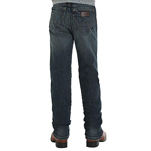 Jeans Wrangler de niño Jerome talla 14 con pernera recta resistente a los juegos diarios
