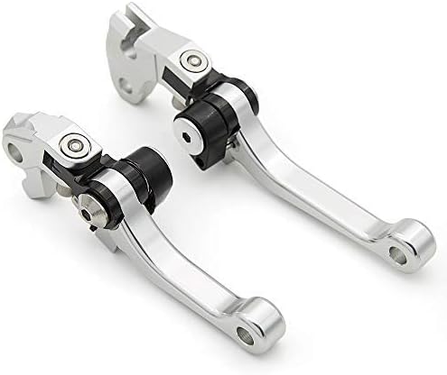 FXCNC CNC Foldable Dirt Bike Pivot Brake Clutch Levers for YZ125 YZ250 2015-2021, YZ250F YZF250 2009-2021, YZ250X 2016-2021, YZ426F YZ450F 2009-2021, YZ125X 2017-2021, YZ450FX 2019-2021, YZ250FX 2020