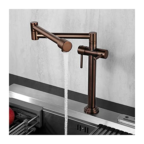 Robinet de cuisine d'eau chaude et froide pliable pour grand faitout