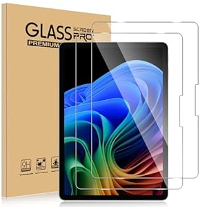 ELYCO Schutzfolie Kompatibel mit Microsoft Surface Pro 12 Zoll für Panzerglas, 2 Stück 9H Härte Anti-Kratzen Glass Protector, Anti-Bläschen Panzer Schutz Glas, HD Clear Displayschutz