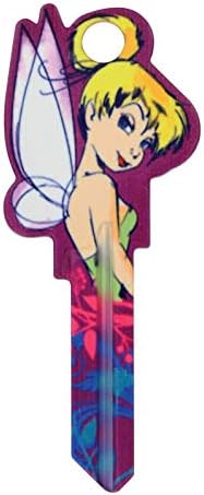 Hillman Disney Tinker Bell House/Padlock Universal Key Blank Single Sided - Case of: 55