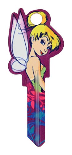 Hillman Disney Tinker Bell House/Padlock Universal Key Blank Single Sided