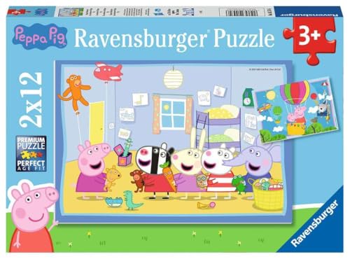 Ravensburger Puzzle Enfant Puzzles 2x12 p Les Aventures de Peppa Pig Dès 05574 - vue 6
