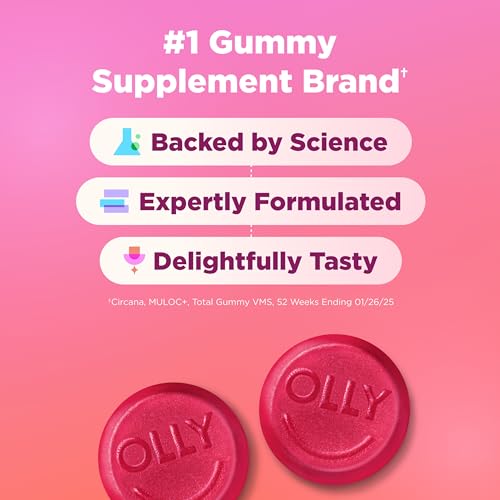 image for OLLY Undeniable Beauty Gummy, for Hair, Skin, Nails, Biotin, Vitamin C