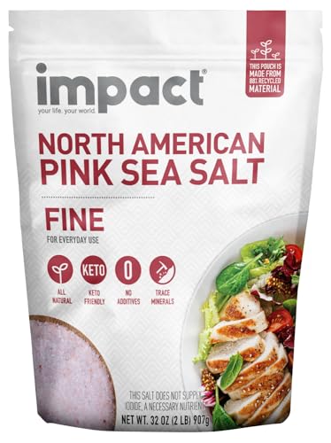 Impact - Fine Grain North American Pink Sea Salt -