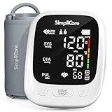 SimpliCare Blood Pressure Monitor for Home Use, FDA 510(k) Cleared Class II Blood Pressure Monitor, Blood Pressure Machine with Blood Pressure Cuff XL 9-17in, Large 5.1' LED Display, 2-User (AES-U181)