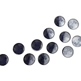 Moon Glass Refrigerator Magnets - Heavy Duty (Each Holds 8 Pages) - Perfect for Classroom, Office,...