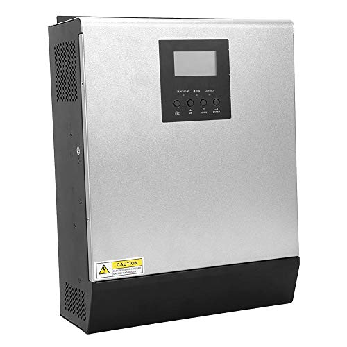 【2021 New Year's Special】Hybrid Inverter, Reliable Photovoltaic Solar Inverter 3KW 2400W MPPT 24V MPS-3K Hybrid Inverter Off-Grid Controller with LCD Display for Home Appliances Computers(#2)