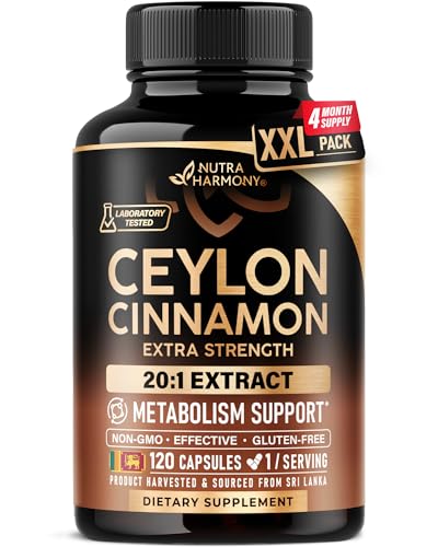 Ceylon Cinnamon 20:1 Extract Capsules