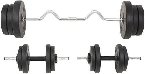 Miniatura 5 de Juego de mancuernas y mancuernas ajustables, juego de pesas, juego de pesas para gimnasio en casa, pesas para ejercicios, juego de pesas con conector