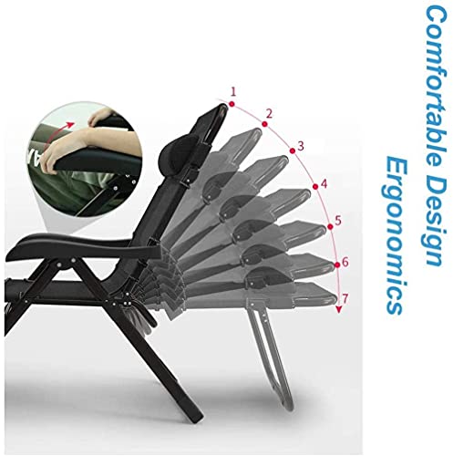 Fauteuils inclinables en métal robuste extra larges contre le mal de dos