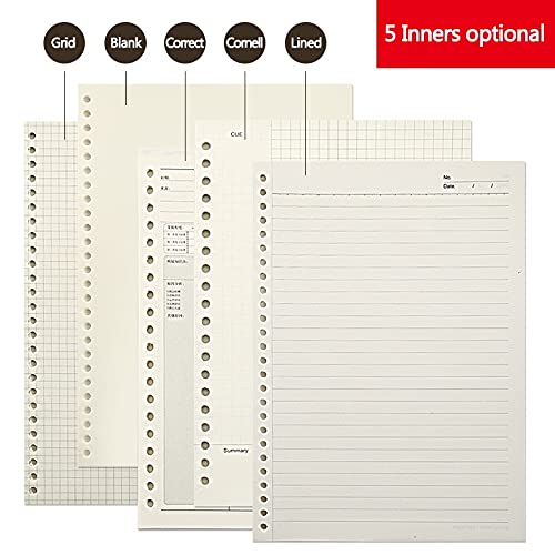 Notatniki puste, siatka, podszewka, dostępny szkicownik A4, A5 / pamiętnik/planowanie czasopisma szkolna notatnik1 szt. papier (kolor: 2 szt. wkład w linie, rozmiar: A4)