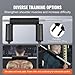 VEVOR Safety Squat Bar, 700 LBS Fitness Squat Bar, Safety Squat Bar Attachment with Shoulder and Arm Pads, 28mm Diameter Weight Bar, Ideal for Front Squats, Lunges, Rehab, Physical Therapy