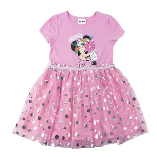 Robe fille Minnie en tissu jersey doux qui ne pique pas pour un confort total