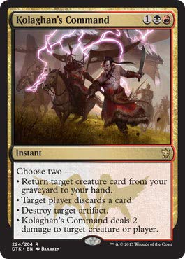 Magic: The Gathering - Kolaghan's Command - Mystery Booster - Dragons of Tarkir
