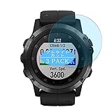 Vaxson - Pellicola protettiva anti luce blu, compatibile con GARMIN Fenix 5X Plus Sapphire, pellicola di protezione per schermo blu [vetro temperato]