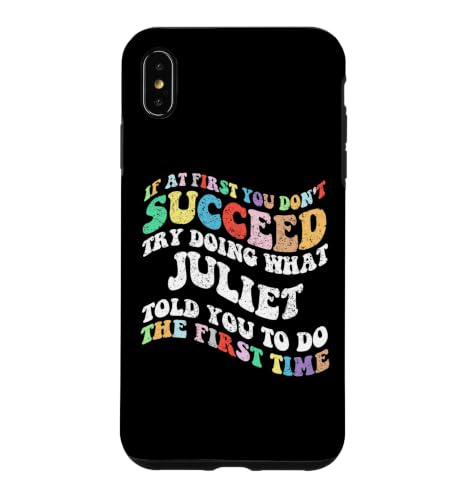 Groovy If First You Don't Succeed Try Do What JULIET �X�}�z�P�[�X iPhone XS Max �p