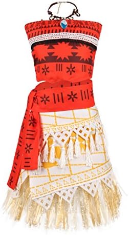 JerrisApparel Princess Costume Skirt Set Little Girls Cosplay Dress Up (3T-4T, Multicolor)