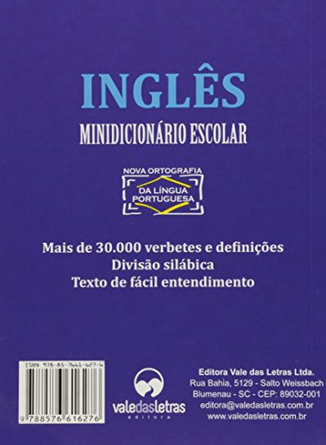 Inglês: Minidicionário Escolar