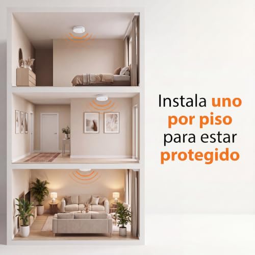 Miniatura 8 de Detector De Humo Smartwares - Pila Reemplazable Con Una Duración De 5 Años - Detección Rápida Y Fiable - 85 Db - Fsm-1175