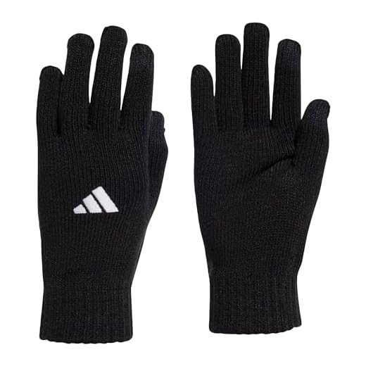 adidas Unisex Gloves Tiro L Gloves, Black/White, HS9760, Size M