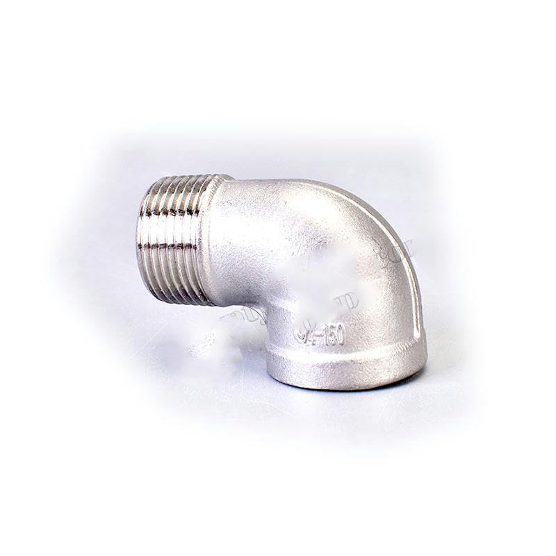 Conectores de montaje de tubo de 1/8 pulgadas, 1/4 pulgadas, 3/8 pulgadas, 1/2 pulgadas, 3/4 pulgadas, 1 pulgada, codo de calle de rosca macho y hembra, acoplador de acero inoxidable en ángulo de 90