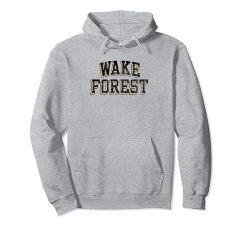 Wake Forest Demon Deacons Retro Arch Logo Pullover Hoodie