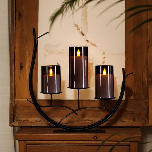 Velas eléctricas de decoración navideña y hogar Homemory 4