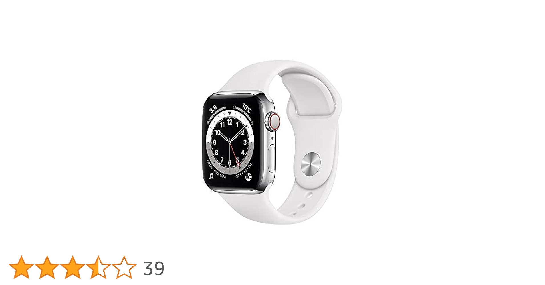 Apple Watch series6 ステンレススチール　シルバー Amazon.com: Apple Watch Series 6 (GPS + Cellular, 44mm
