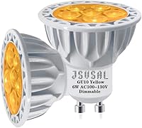 Vista 20 de Bombilla LED MR16 (base GU10), regulable, 120 voltios, verde, 6 vatios (equivalente a 50 vatios), carcasa de aluminio, bombilla LED MR16 de 40