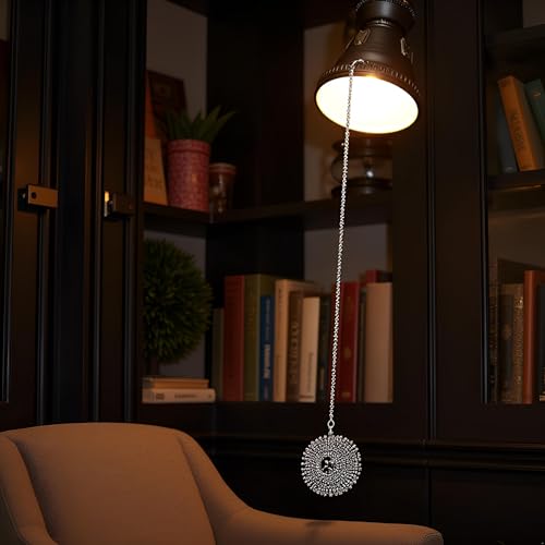 Image of 2pcs Pull Chain String Extension With Connector Ceiling Fan Pull Chain For Ceiling Fan Light Fixture Light Bulb Switchs Chain Extender1 Meter Length Ceiling Fan Light Fixture, Ceiling Fan Pull Chains