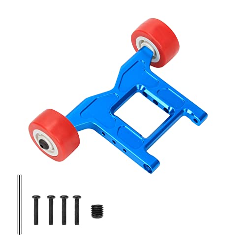 Barre de roue RCAWD Arrma Typhon Kraton bleu, parfaite pour le bash en skatepark