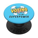Angebot "Superpower Spruch" / Wahlregister zur Abstimmung PopSockets mit austauschbarem PopGrip