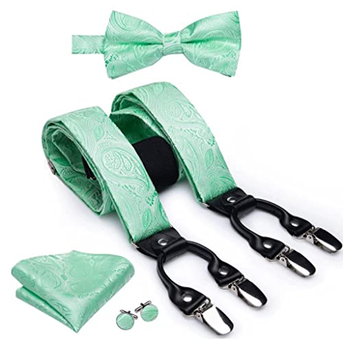 Set de Tirantes y Corbata de Seda para Hombre