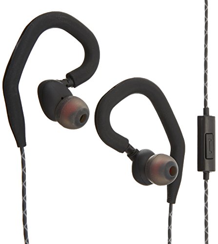 Venstone X1 Running Headphones Sweatproof Resistant Earbuds Button Control with Microphone and Secure Earhooks