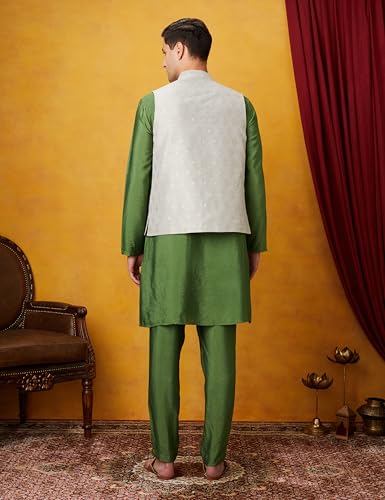 Image of Symbol Premium Men's Festive Nehru Jacket Kurta Pyjama Set (3pcs)