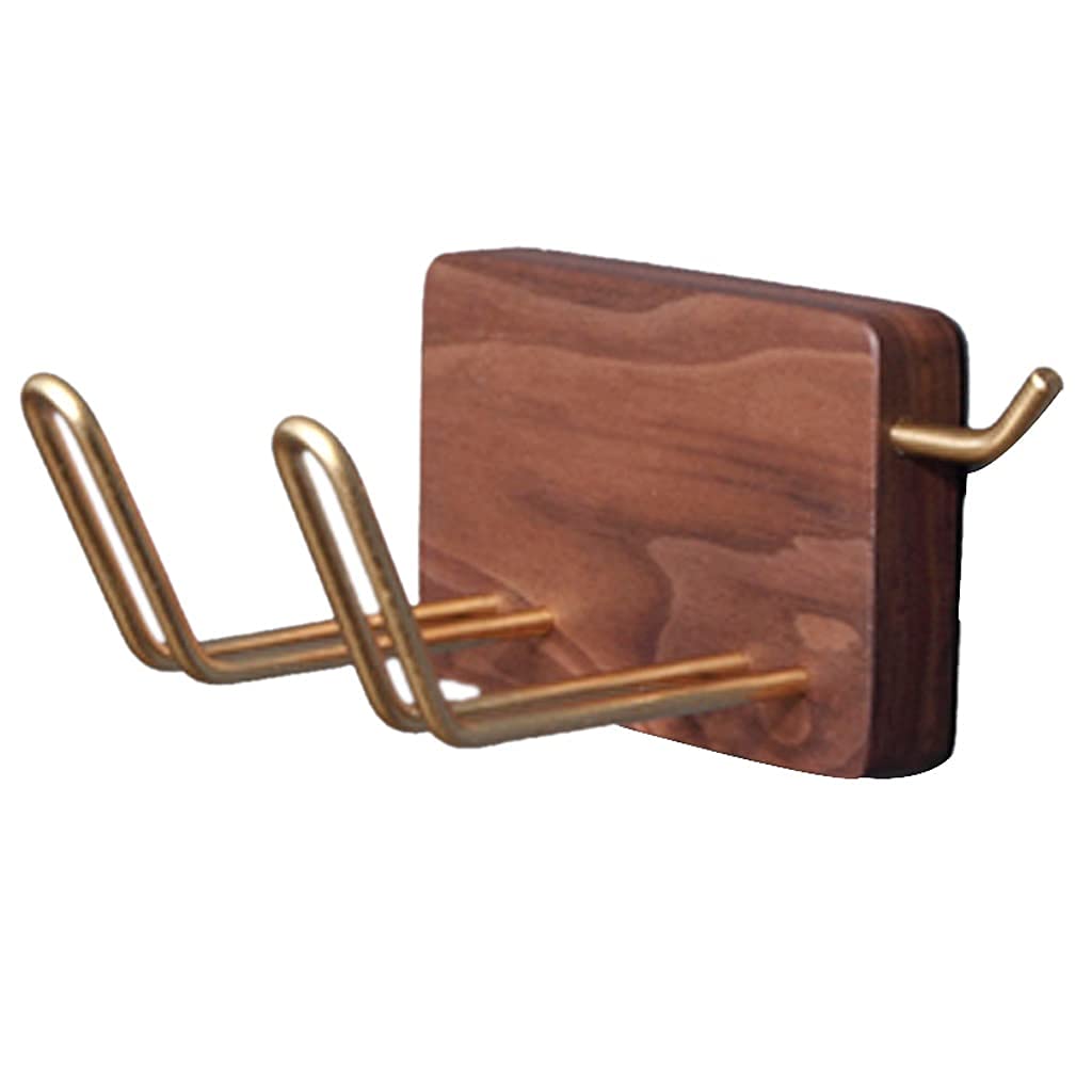 Soporte for secador de pelo de pared, soporte for secador de pelo, estantes flotantes, soporte for secador de pelo, soporte de madera maciza for cepillo de dientes, soporte for vaso, estante de pared