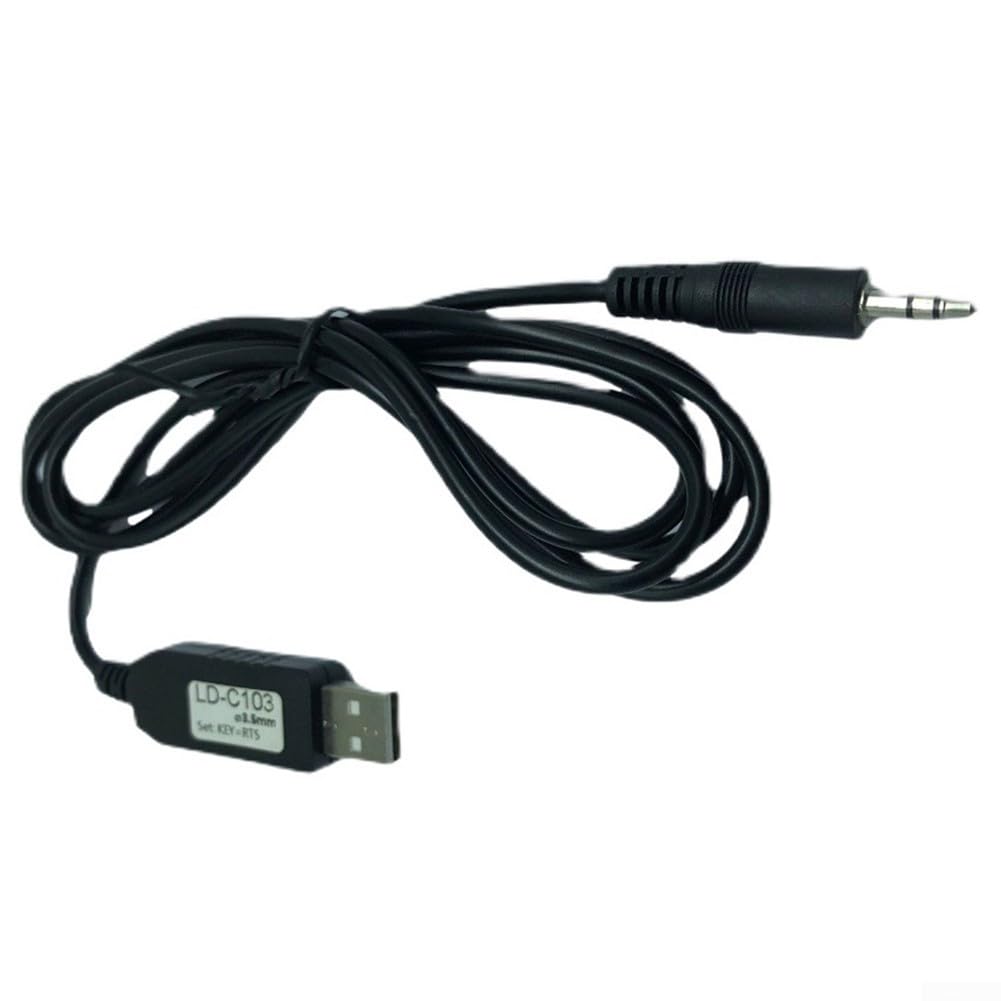 Modulo di trasmissione automatica per chiave CW con interfaccia USB e cavo da 1,5 m da 3,5 mm, compatibile con CwType Ham Radio N1MM Logger32