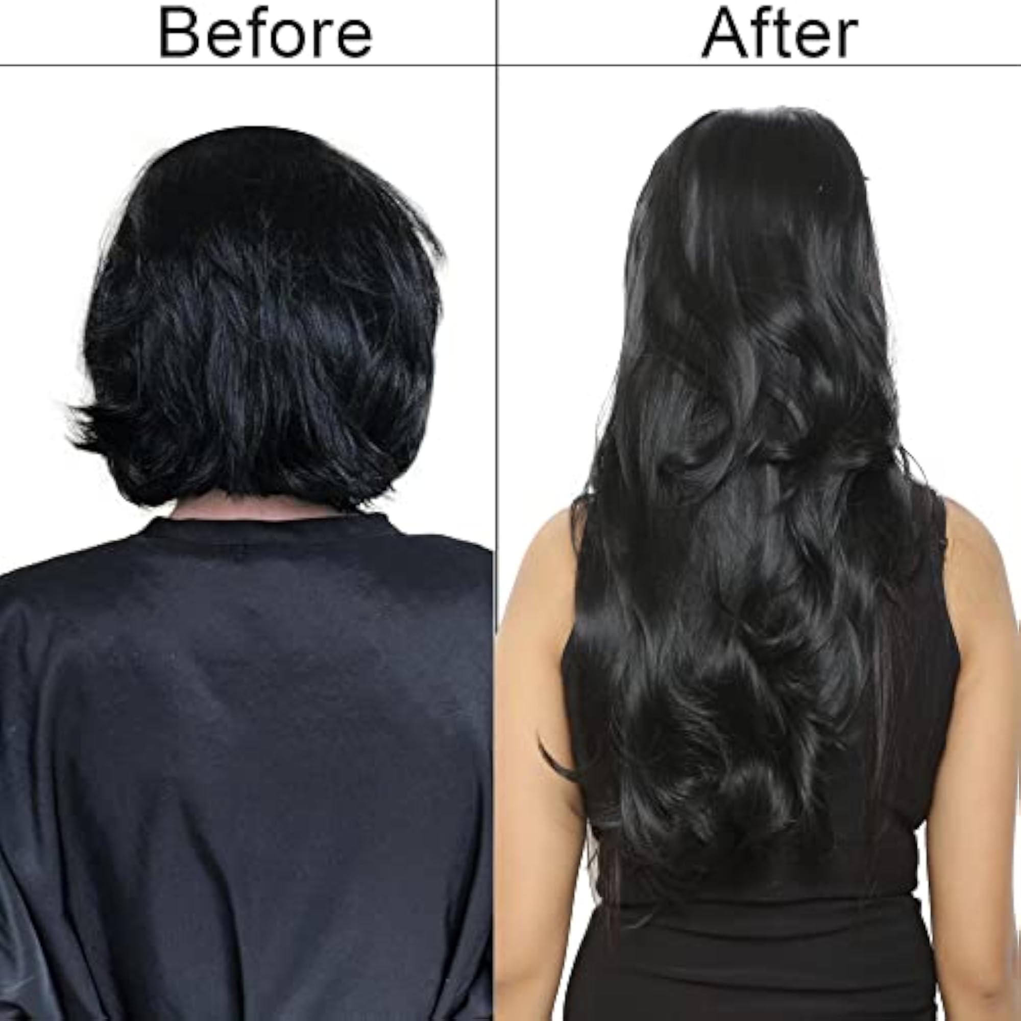 Curly Hair Extensions for Women & Girls, 24 Inch