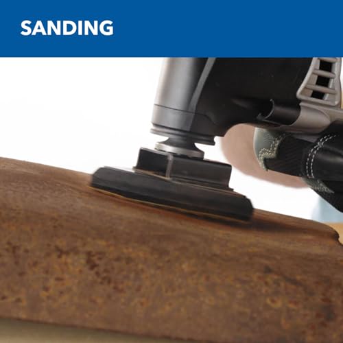 Image of Dremel Multi-Max MM35 3.5 Amp Oscillating Multi Tool Kit with Variable Speed, Corded Power, 7 Multitool Accessories and Storage Bag- Ideal for Metal & Wood Cutting, Sanding, and Box Cutouts
